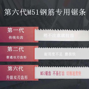 钢筋锯条4240锯床M51双刃钢筋专用4235