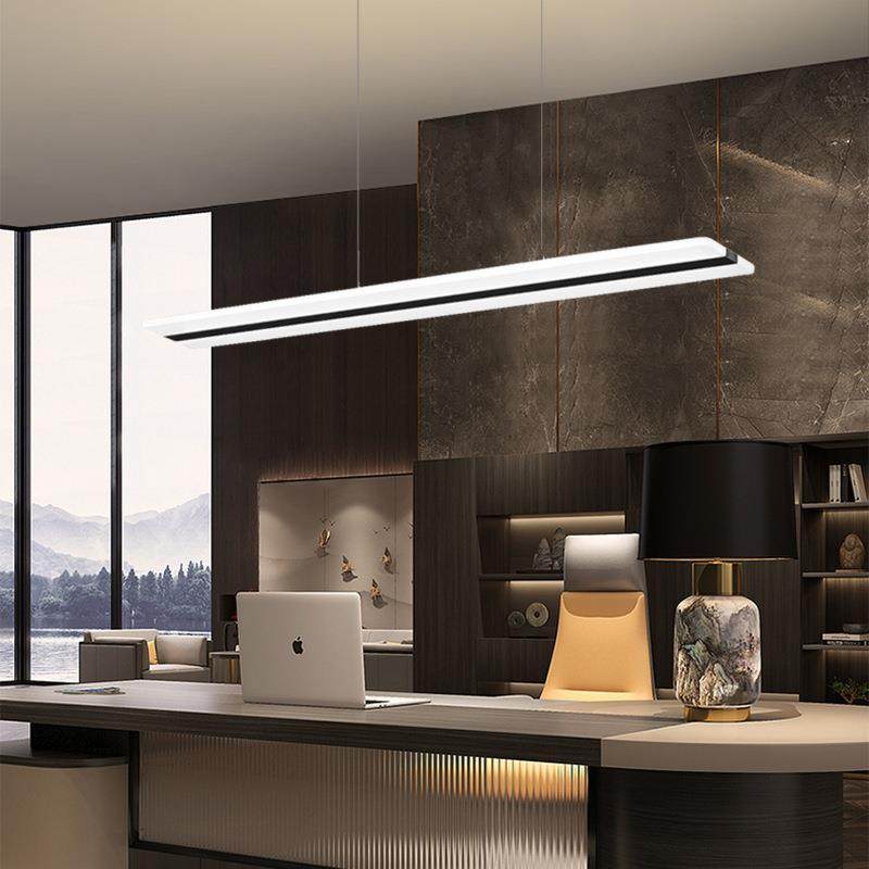 办吊灯约现代公led长条个性简超亮书房餐厅会596议工作室办公室照,家装灯饰光源,智能吊灯,淘宝优惠券,粉丝福利购,淘宝优惠卷