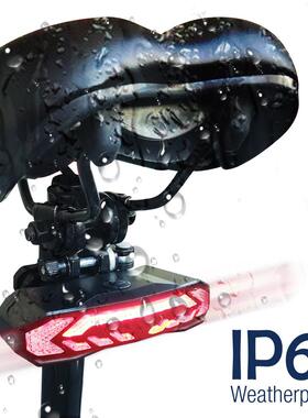 车感应灯自行车水节能防遥控充电防盗报刹警尾SF31RF灯S31R