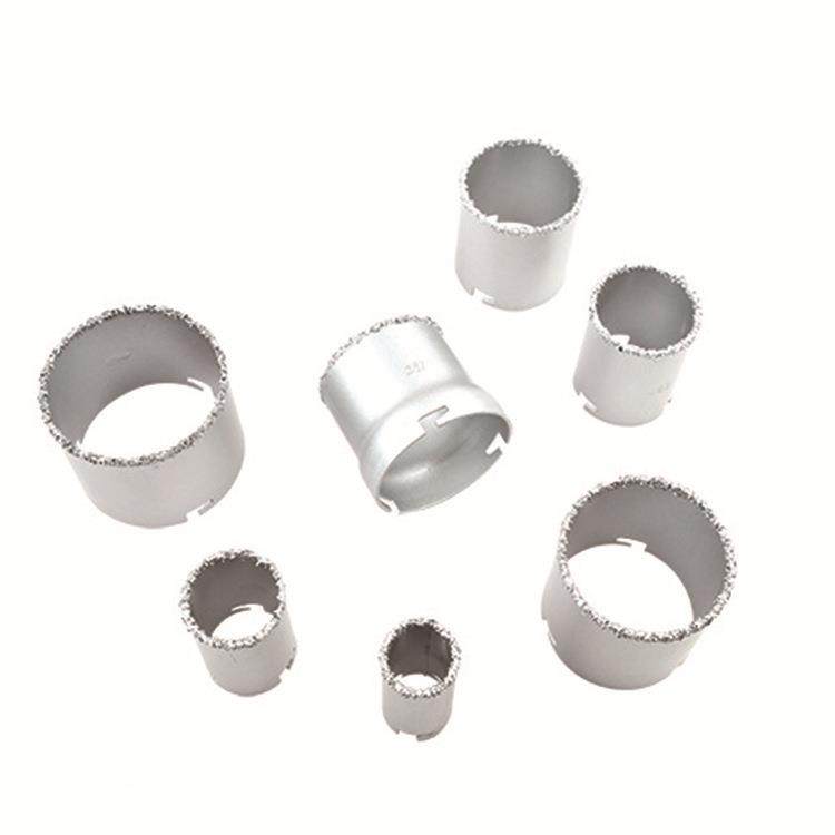 8件套塑盒装碳化钨硬质合JFJ装钻金碎粒孔锯Y8瓷砖开孔器G套扩孔