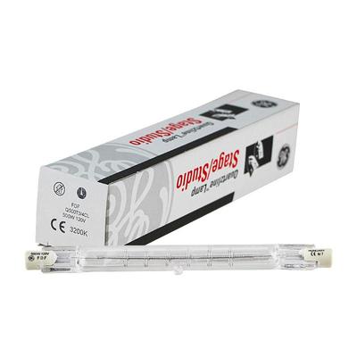 原色装GE对灯D65FDFQ钨500T3/4CL双端-卤灯120V500W看LUI色灯管