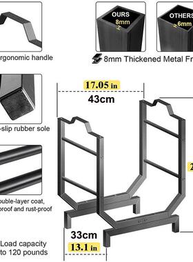 户外柴火JS0050架室储存和防炉火支,木柴内架和壁装饰收纳架防火