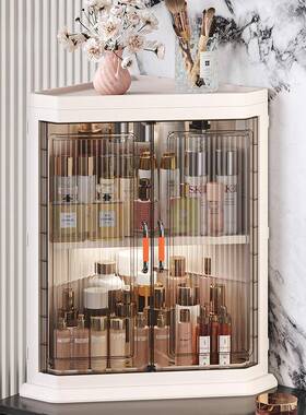 厨尘YT-5020房多能功置物架家用客厅墙角三角防置物柜多层收油盐