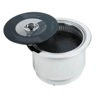 罗汉果电烧0烤炉2004W摸5人用触控制大GEY 2000烤盘烧烤嵌入烤串