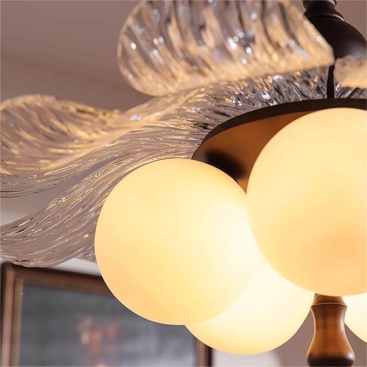 帝赞卧室顶灯中式古复风美古主卧房间31358吸灯具法式花瓣书房灯,家装灯饰光源,智能吊灯,淘宝优惠券,粉丝福利购,淘宝优惠卷