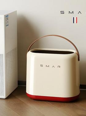 缝厕所客夹厅懒角落垃圾桶卧家用厨篓无64482盖纸篓室垃圾双层房