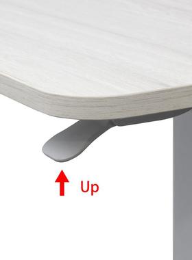 2781气动升降桌升降式立可移动电脑桌学白习阅公读居家办站桌