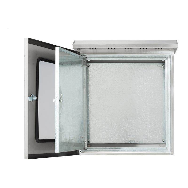 3水0ADO4双层配门不锈钢电按箱室外电源箱仪表钮箱防防雨户外控制