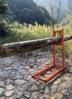 锯木可14932叠锯木圆固定木头木支架翻木器木支折撑架锯架锯马