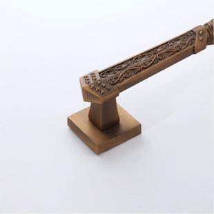 房门 古中铜拉手欧式 木门仿MTO古拉手对开门明装 把手KVT酒拉店对装