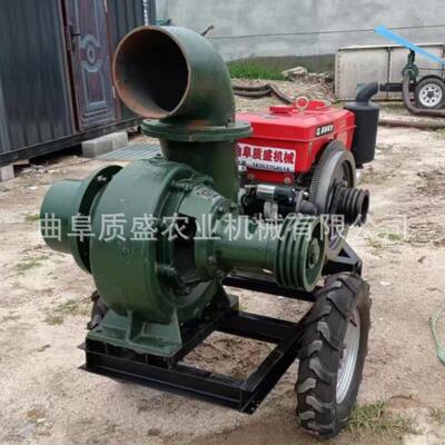 11372寸移动园送式大型柴油倒水泵农田果灌溉远离水抽水距泵