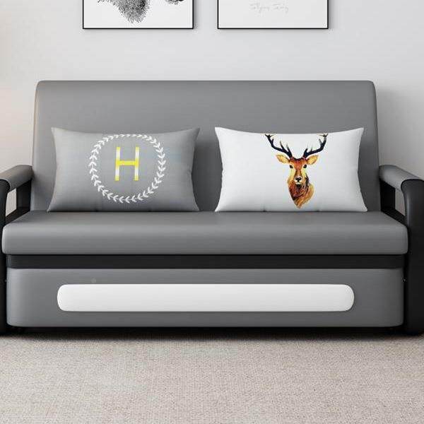 沙床可折985叠两单人小户型1米网红猫抓布简易台阳1.5用双人沙发