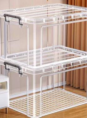透明收纳箱家用特大号加厚塑理料衣玩61516服储物物箱衣收纳盒具