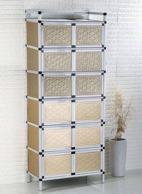 子简易柜碗铝合金柜餐边柜茶水50593柜储物柜家橱用灶台柜多功能