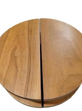 拉雕刻木实半圆形玻璃门把手大门拉手木64434异形推原木门商铺扶