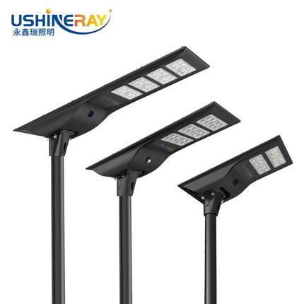 太阳能路灯室外庭院人道路人体达微波感应led一路体太阳91995雷行