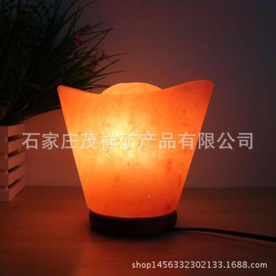喜马元拉雅盐URQ灯雕刻宝盐室灯卧头摆件床灯