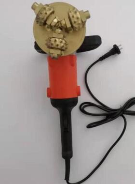 荔枝磨电动石材凿28843凿毛打毛机混凝土手持毛机角机机面电动面