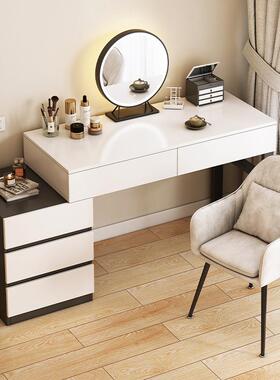 梳妆台卧户室网现代约小型红高感级轻奢斗柜简DIJ收纳柜一体化妆