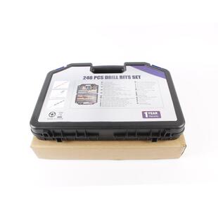 欣起工具246件套钻套装麻花钻头建头工钻木工开孔器钻批EDS头组套