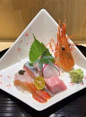 日创式意陶瓷怀石MIF料理前会席刺板身盘寿司盘天妇罗盘makasoe餐