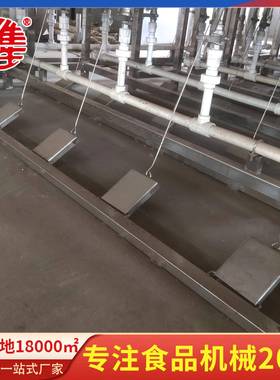 学商用不钢脚消毒洗手槽校食堂用脚踏消毒洗手踏槽LFO脚锈踏洗手