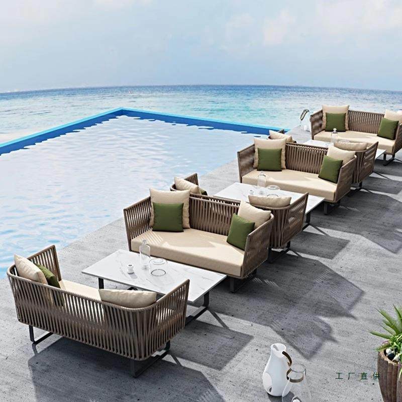 户外沙庭院665露天防藤编双三人编藤椅防水晒花园休闲藤椅茶几组,住宅家具,户外沙发,淘宝优惠券,粉丝福利购,淘宝优惠卷