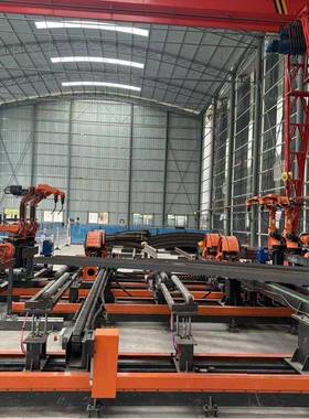 十臂线钢拱架焊接产自动上料机下料73063器人自动抓取生焊接