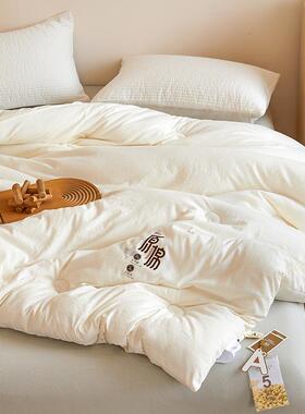 类新款大豆纤被子被芯冬厚被加保IMQ暖冬季单人双人棉被维褥春秋A