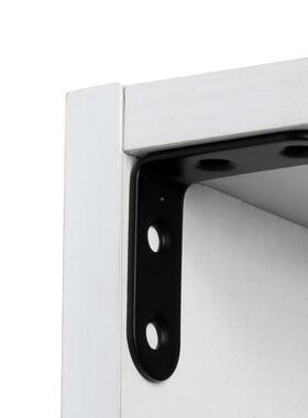 托架90黑色支架L层锈托JNT-82型桌椅接度角码支板撑直角连件白色