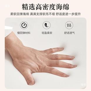 一床头软包背体落靠地头实木可简约现代主卧单买511靠垫床板