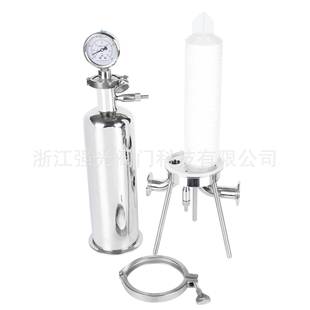 卫生级微0孔膜筒式 不锈钢34 过滤OBF器 过滤器 316L 微桶孔膜式