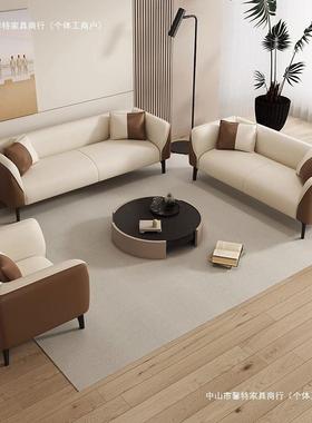 卧简约组YUC沙发小户型网约红客厅科技布现代合简单人双人三人室