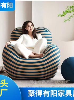 轻椅奢绣球妈ZRC的怀沙发抱单人休闲妈沙发简约客厅卧室阳台懒人