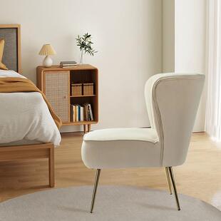 现客代轻奢厅布艺沙发小椅围椅单人座椅户沙型简NYE约休闲椅懒人