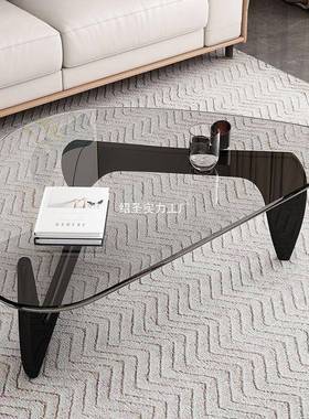 玻简璃茶子几22916创意网红茶几桌客厅家小户型现代简用约轻奢极