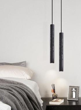 黑洞中古复头古直长筒筒圆柱吊石线简约酒店前台餐厅86166卧室床