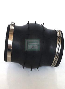 不卡PZA箍橡胶头橡胶接减震接头避震钢喉DN80100150快锈速接头