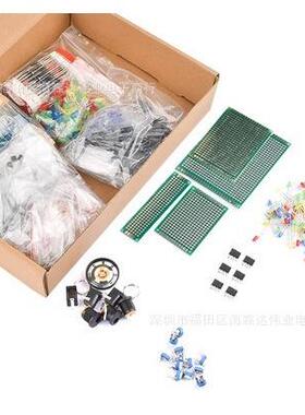 电子元件套件版体多种常用阻电容器电75204器LED晶管