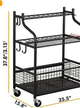 带轮子的花工具收架IWQ电动工具收纳盒工具支架纳理储园物架置整