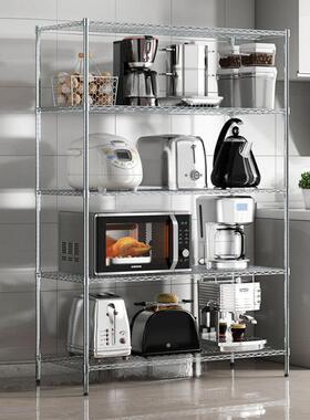 锈钢置物不架厨房多层储物架客厅阳物台收BVP纳室架卧家用整理杂