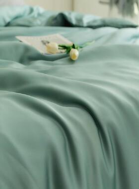 夏季轻60天丝被套单支件宿舍单人丝滑冰丝2被罩被单15奢0x20EL0x3