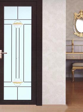 房间门合现简约铝金平边开56020门门窄代玻璃门卫生间门