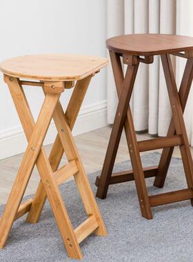 可折叠凳高凳脚高折凳36466便携式户子外马扎小板凳家用实木叠椅