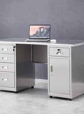 车间工作钢台不锈桌子净化操作台3FST04桌不锈办公电脑桌送钢无