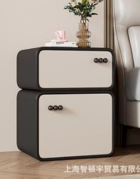 型网红款奶油风床头柜窄小HWX卧室家用简约代新款整装超儿现童房