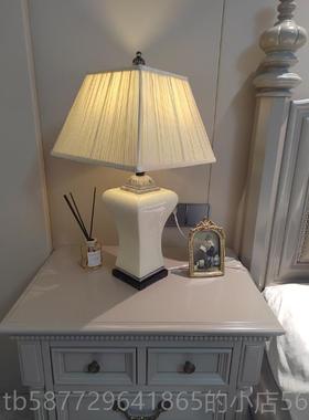 正品出口美国utter瓷灯美式乡村裂纹陶瓷台灯客陶厅台台灯床头灯