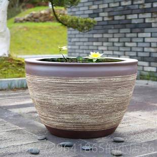 正品陶大瓷缸碗景德镇缸水荷花缸酒店饭店鱼盆睡莲莲缸庭院阳台缸