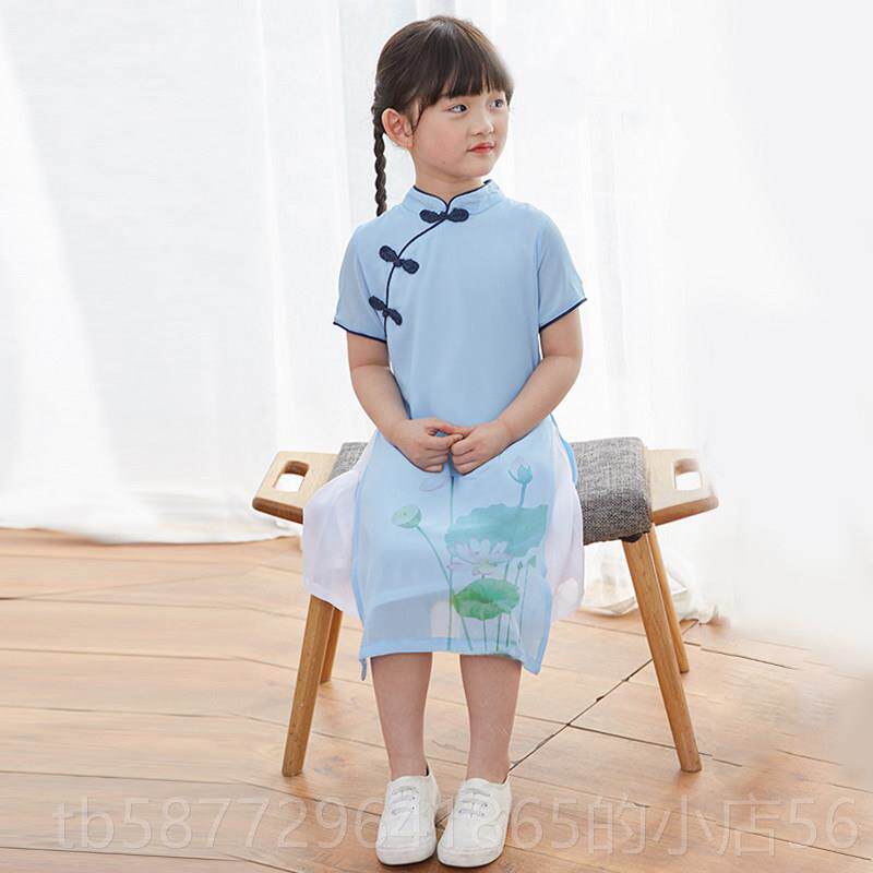 正品六节儿童演出服装民国风童装儿童演出服