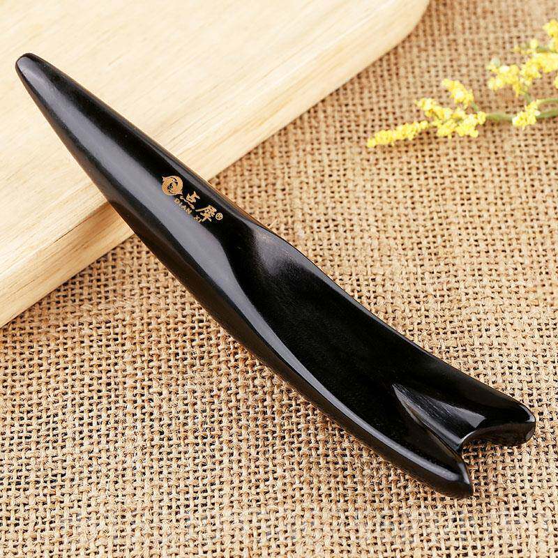 高档点犀然水牛角拍天痧杆擀赶筋棒穴颈部足按摩敲背器胆经刮痧家